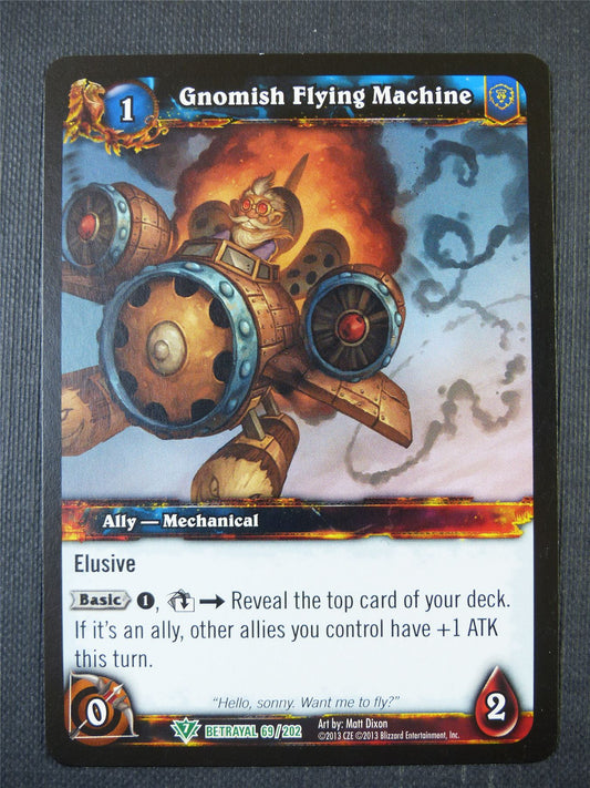 Gnomish Flying Machine 69/202 - WoW Card #1AI