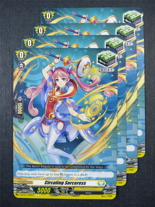 Circuling Sorcress  x4 - Vanguard Card #7Z0