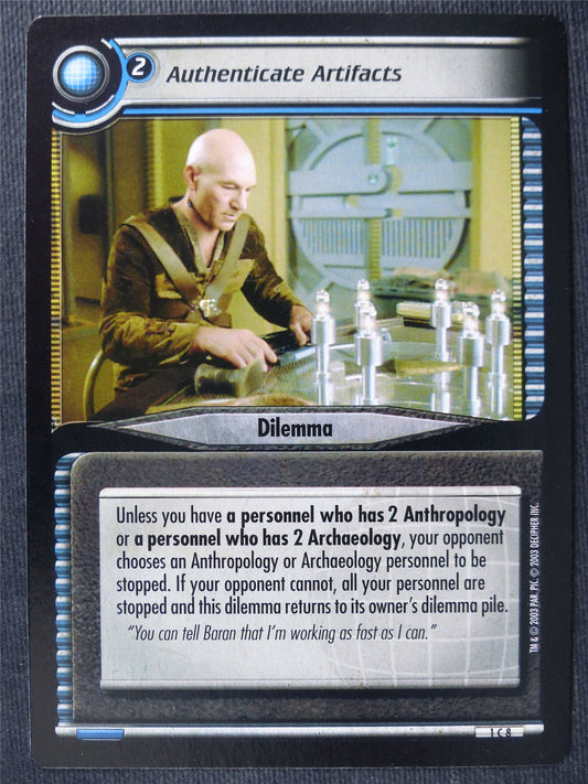 Authenticate Artifacts - Star Trek Cards #13L