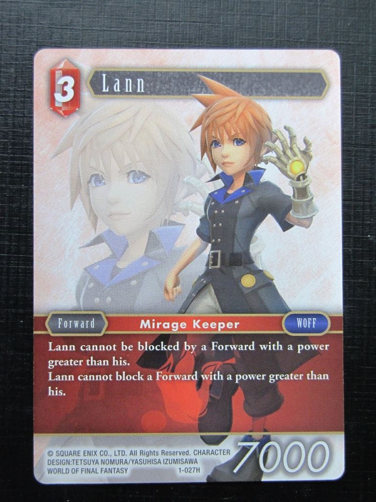 LANN 1-027H - Final Fantasy Card # 4F5