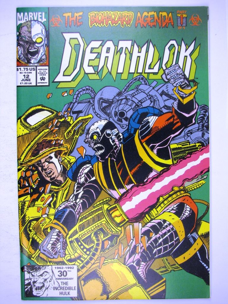 Marvel Comic: DEATHLOK #12 JUNE 1992 # 22E74