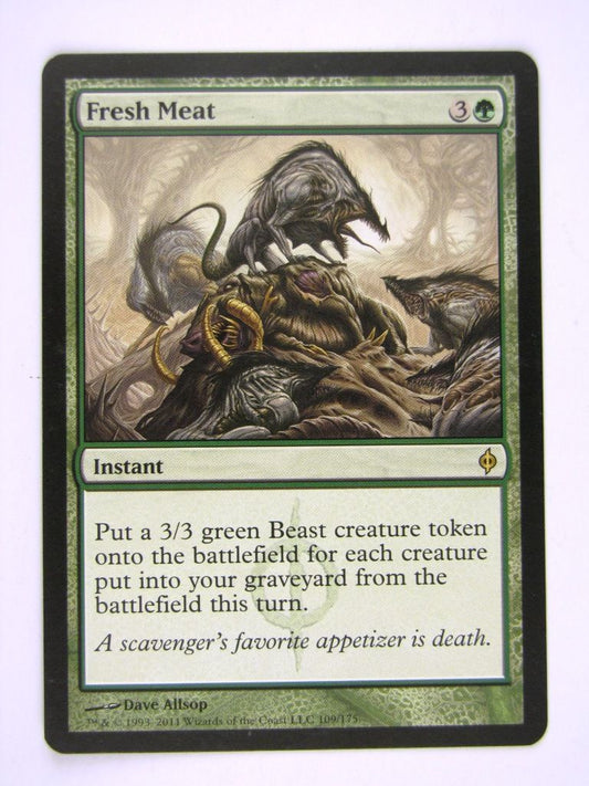 MTG played Cards: FRESH MEAT # 13G87