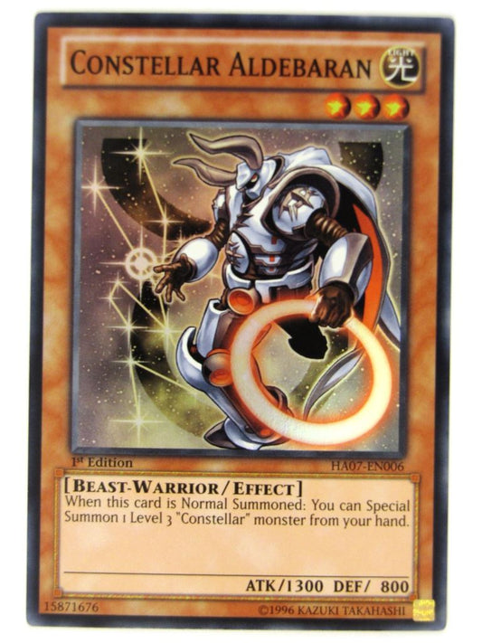 Yugioh Cards: CONSTELLAR ALDEBARAN HA07 SUPER RARE # 21F68