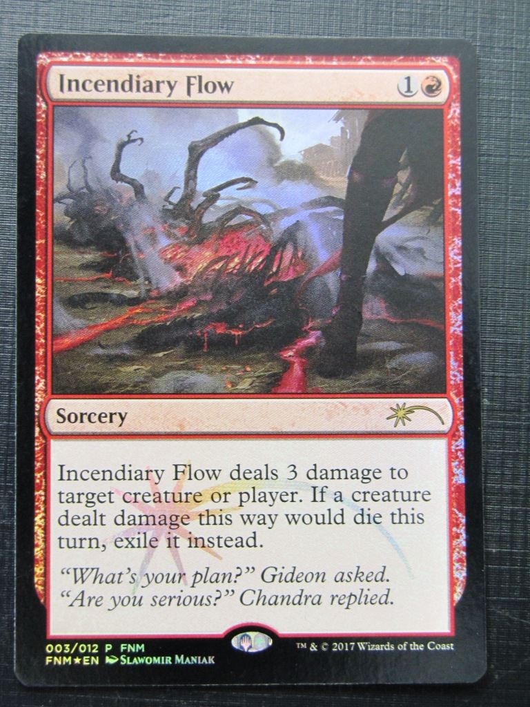 Incendiary Flow Promo Foil - Mtg Card # 6A66