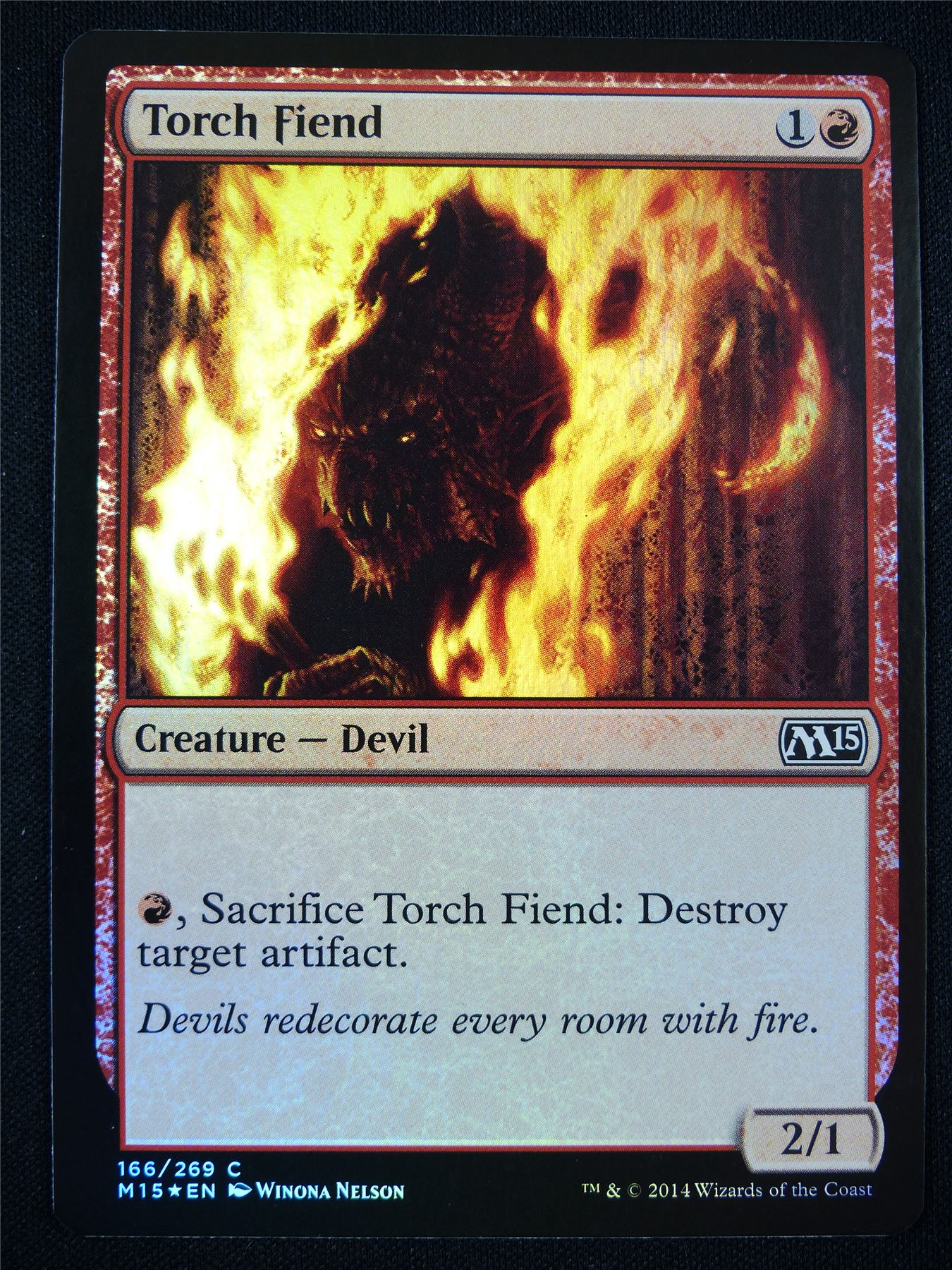 Torch Fiend Foil - Mtg Card #217