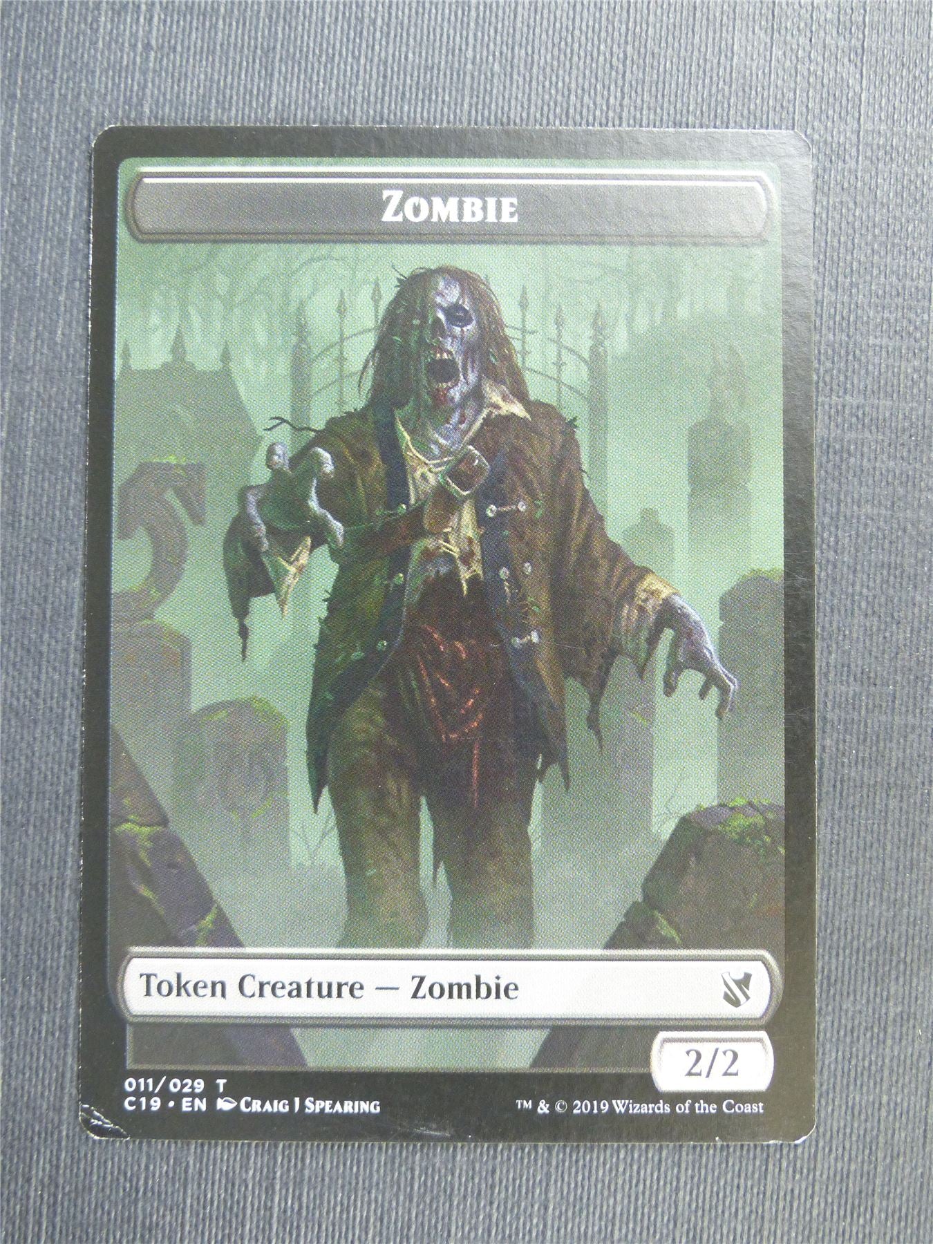 Zombie / Zombie - Mtg Magic Token Cards #4QS