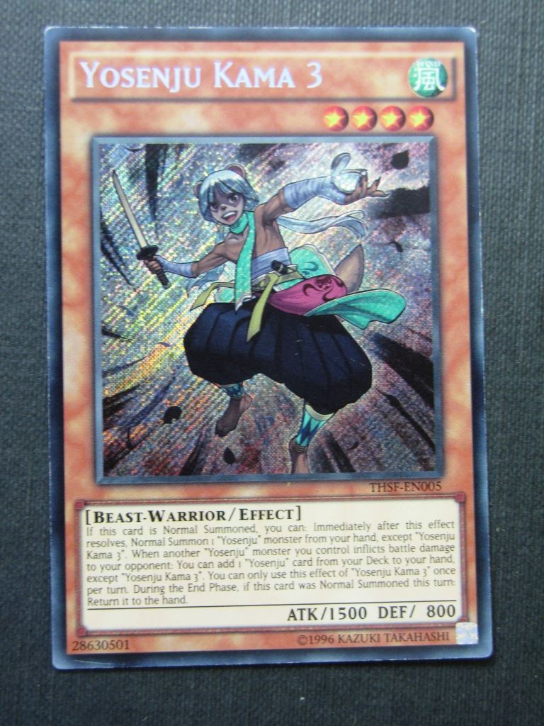 Yosenju Kama 3 THSF Secret Rare - Yugioh Cards #101