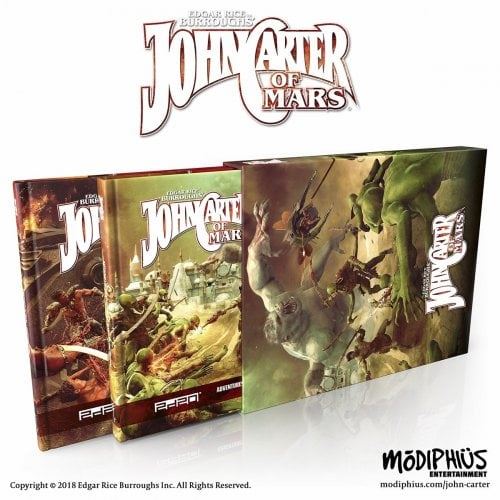 John Carter of Mars: Roleplaying Collector's Slipcase Set - Roleplay - RPG #TO
