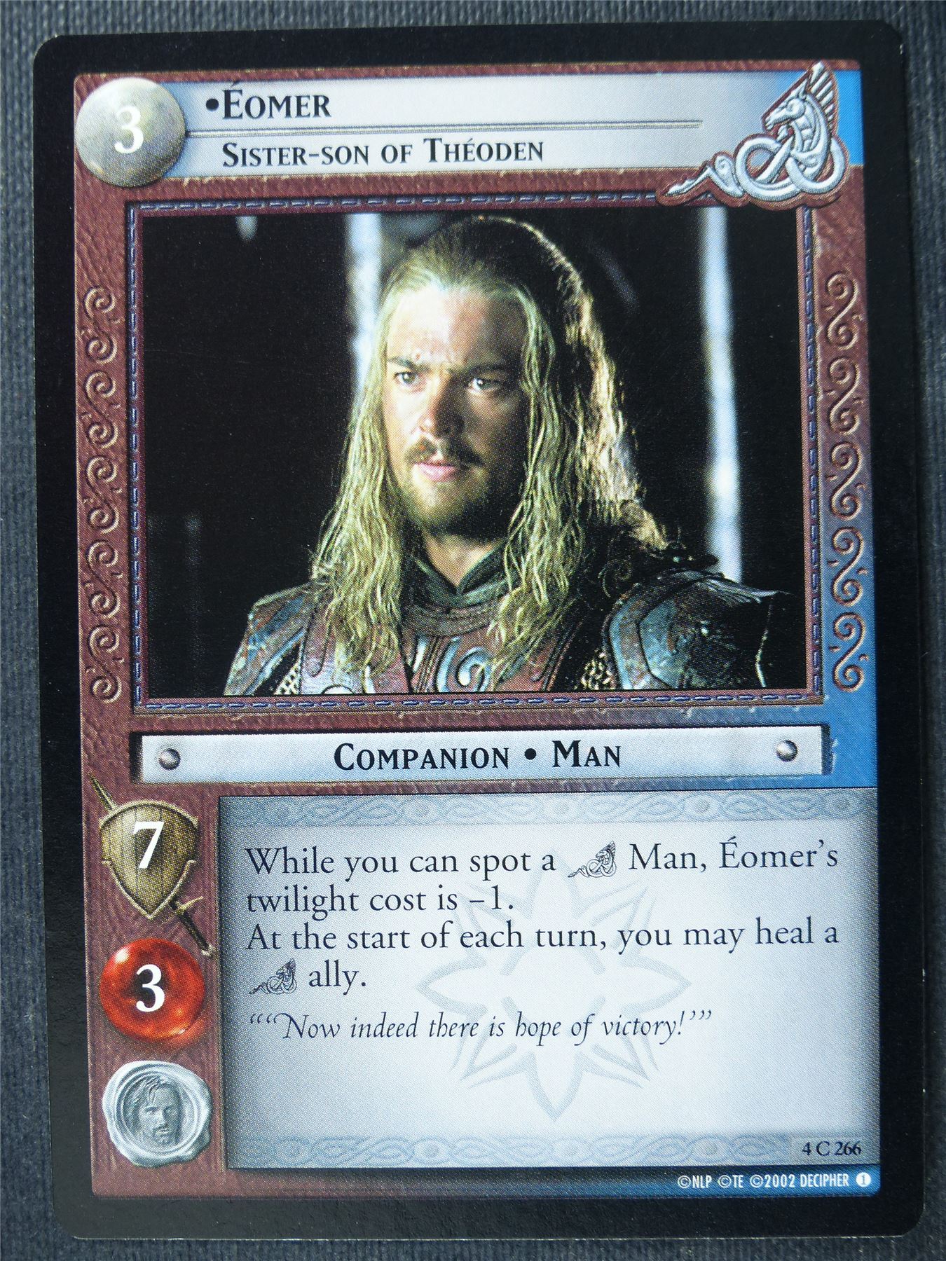 Eomer 4 C 266 - LotR Card #49L