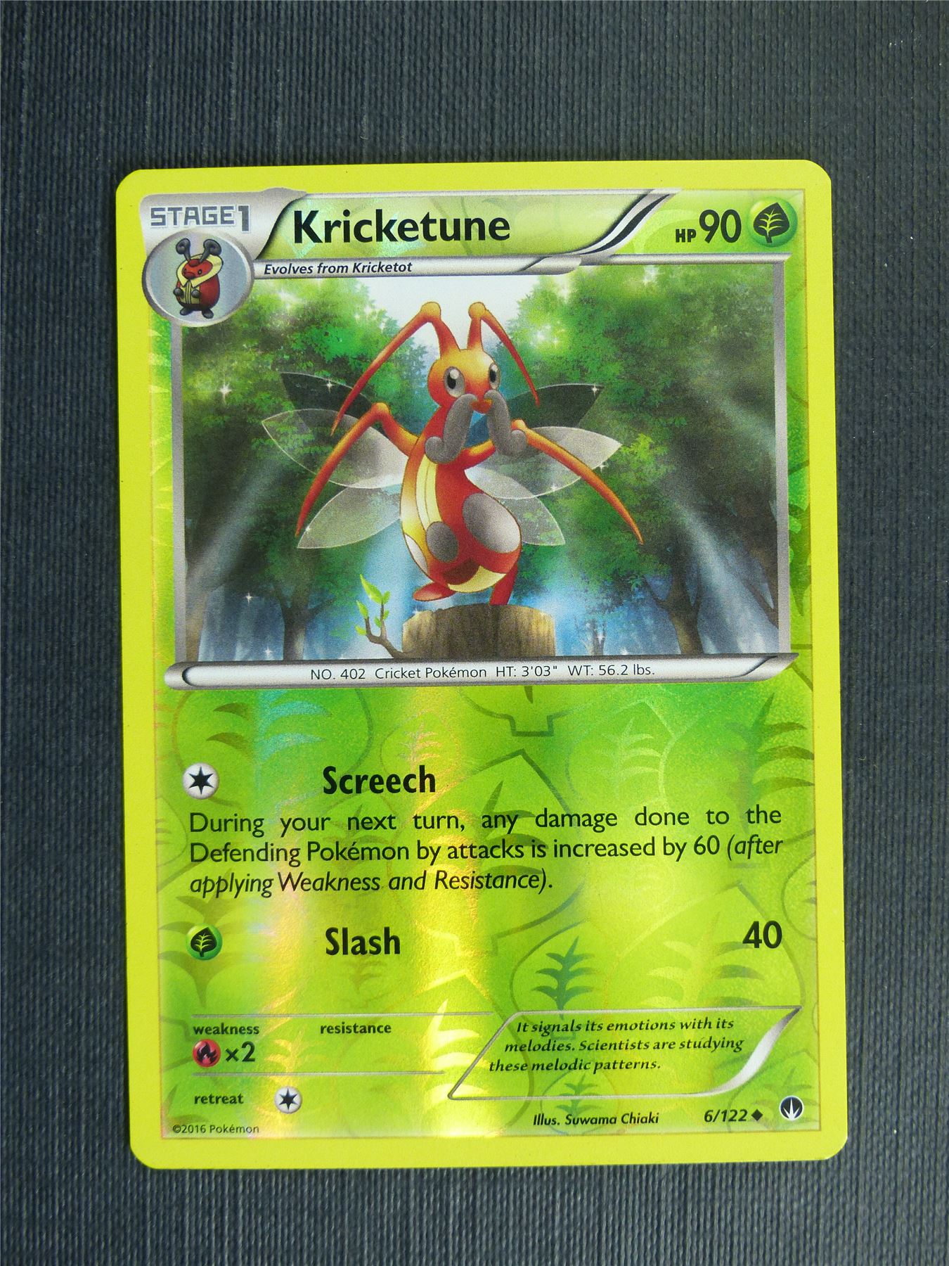 Kricketune 6/122 Reverse Holo - Pokemon Cards #1FZ