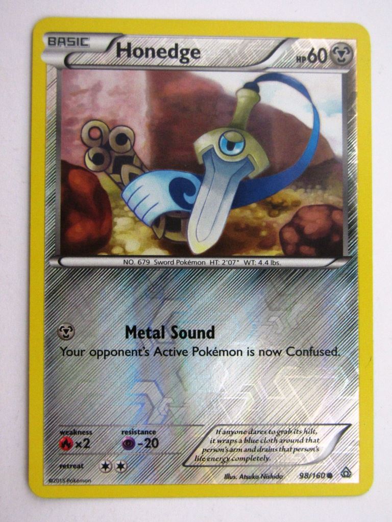 Pokemon Cards: HONEDGE 98/160 REVERSE HOLO # 25E52