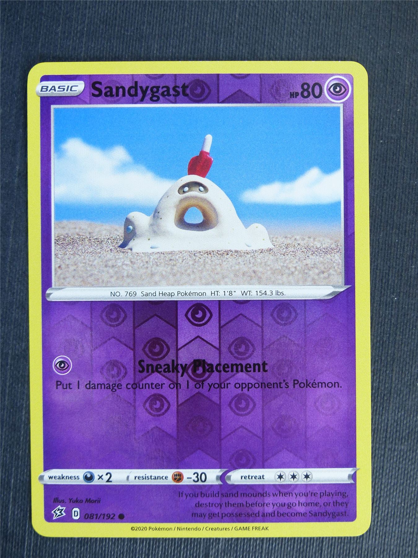 Sandygast 081/192 Reverse Holo - Pokemon Cards #2HO