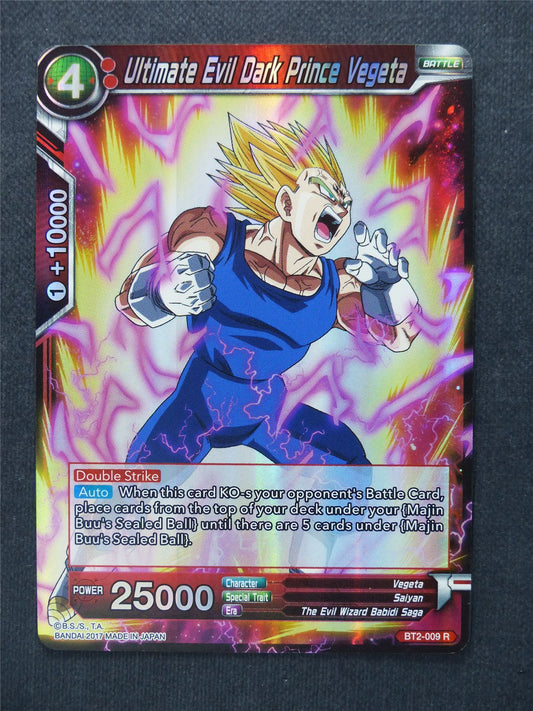Ultimate Evil Dark Prince Vegeta - Dragon Ball Super Cards #2R