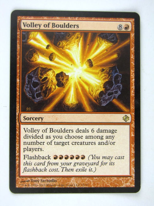 MTG played Cards: VOLLEY OF BOULDERS # 13G96