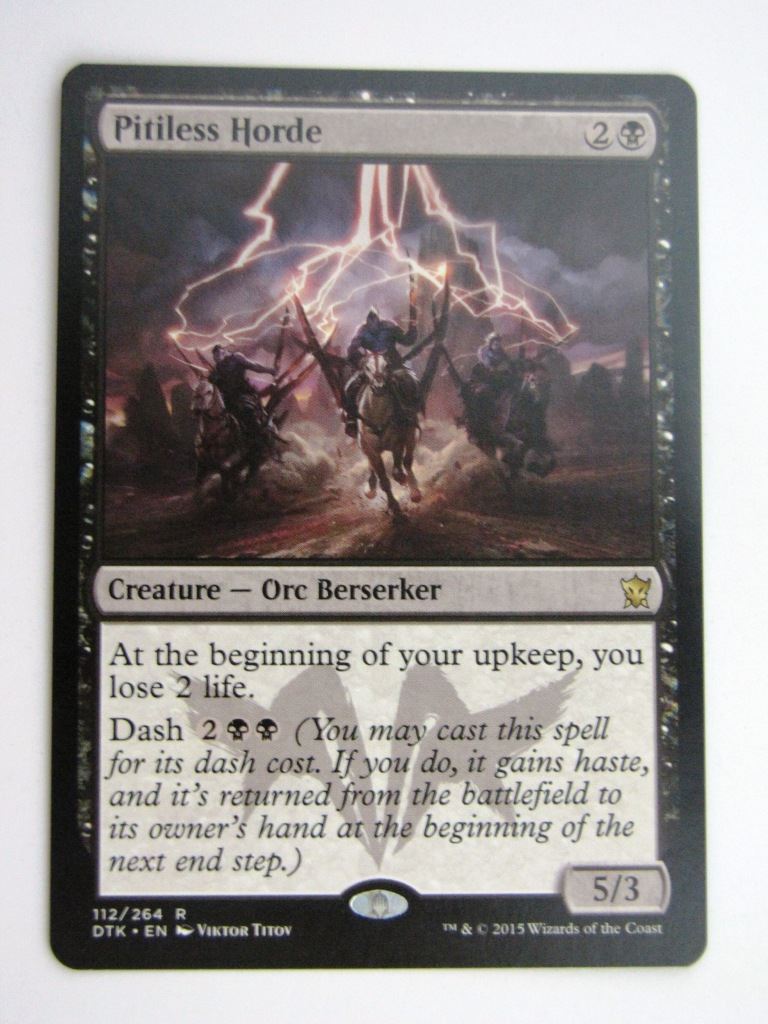 MTG Magic Cards: PITILESS HORDE # 36G87