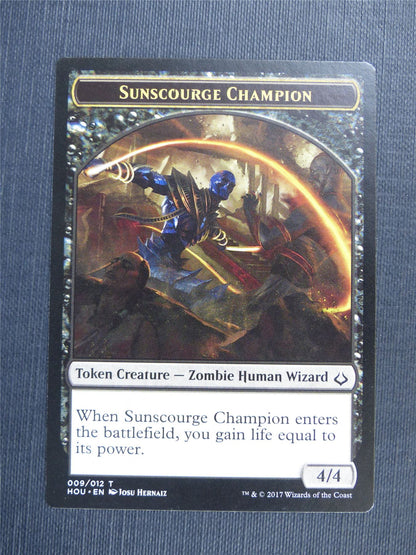 Zombie / Sunscourge Champion - Mtg Magic Token Cards #4QH