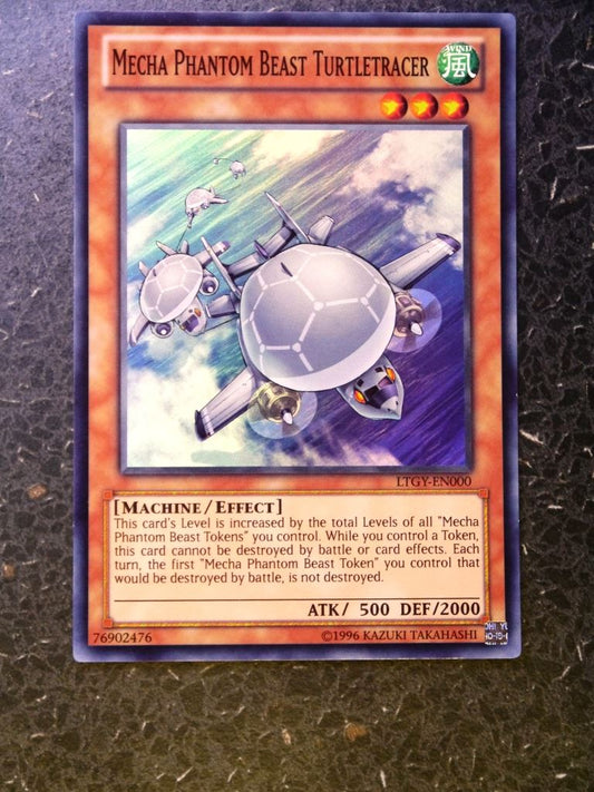 Yugioh Cards: MECHA PHANTOM BEAST TURTLERACER LTGY SUPER  RARE # 2E68