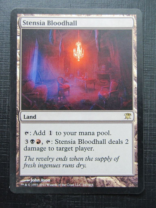 MTG Magic Cards: STENSIA BLOODHALL # 17E97