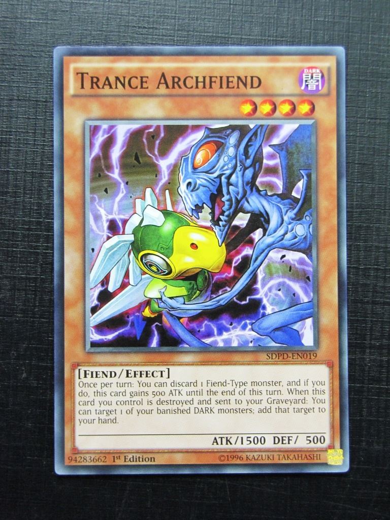 Yugioh Cards: TRANCE ARCHFIEND SDPD # 28J81