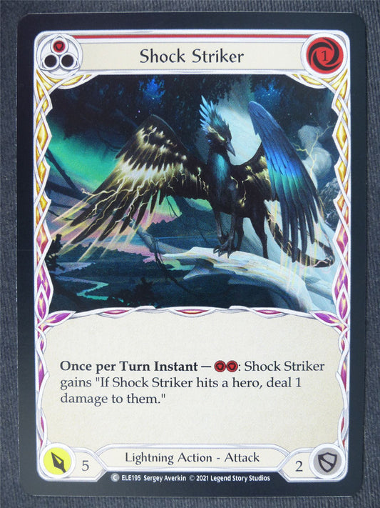 Shock Striker C Foil Red - 1st Ed Tales of Aria - Flesh and Blood