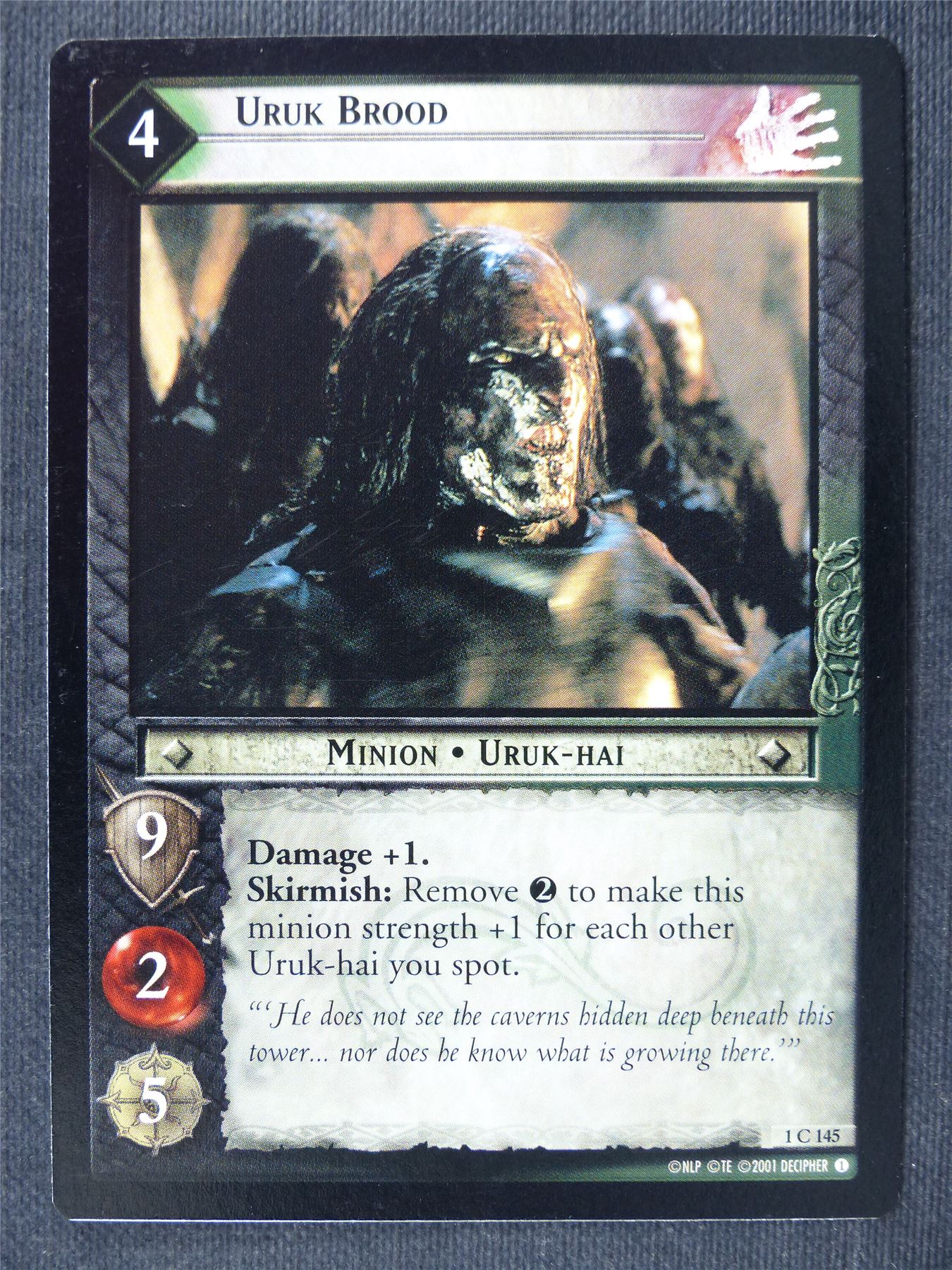 Uruk Fighter 1 C 146 - LotrR Cards #3FE