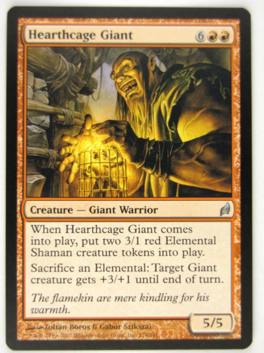 MTG Magic: the Gathering Cards: HEARTHCAGE GIANT: LRW