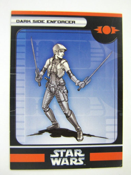 Star Wars Miniature Spare Cards: DARK SIDE ENFORCER # 11B60