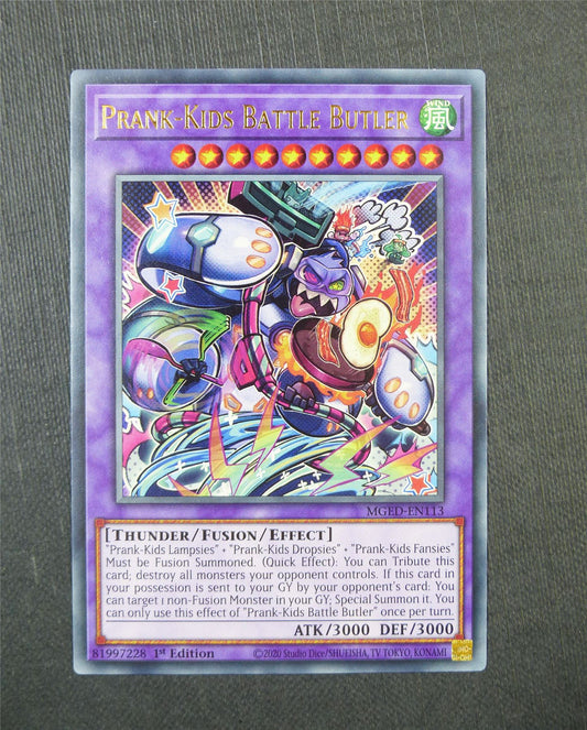 Prank Kids Battle Butler MGED Rare 1st Ed - Yugioh Card #5ES