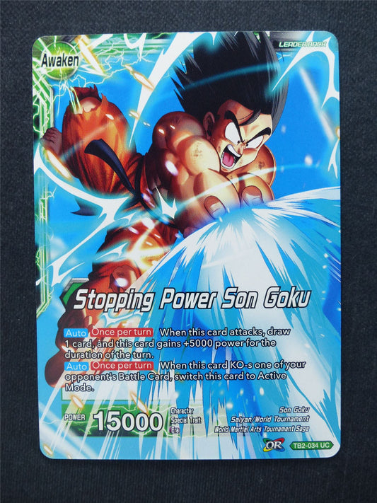 Stopping Power Son Goku - Dragon Ball Super Cards #9Z