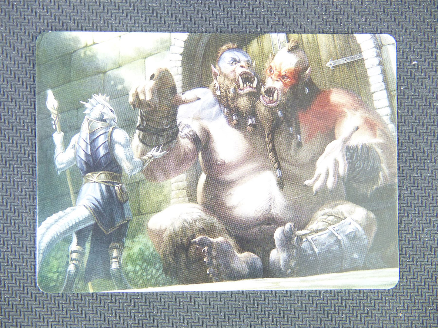 Ettin Art Card #13 - Adventures in the Forgotten Realms Art Series - Mtg Card #3EQ