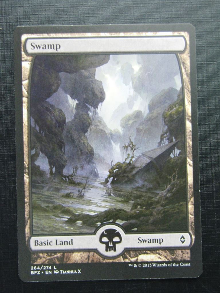 MTG Magic Cards: SWAMP FULL ART 264/274 # 26D5