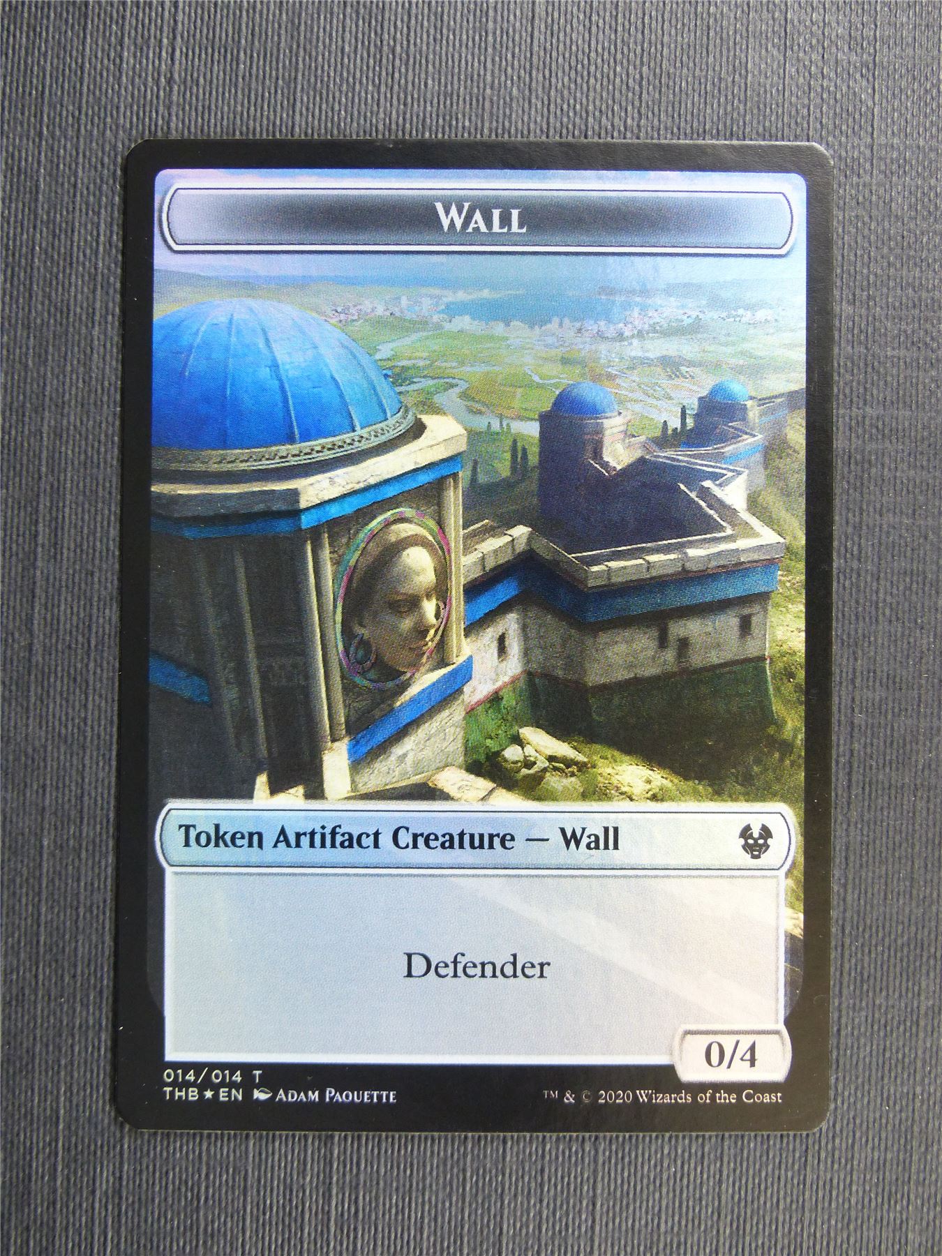 Wall / Human Soldier Token Foil  #3IX