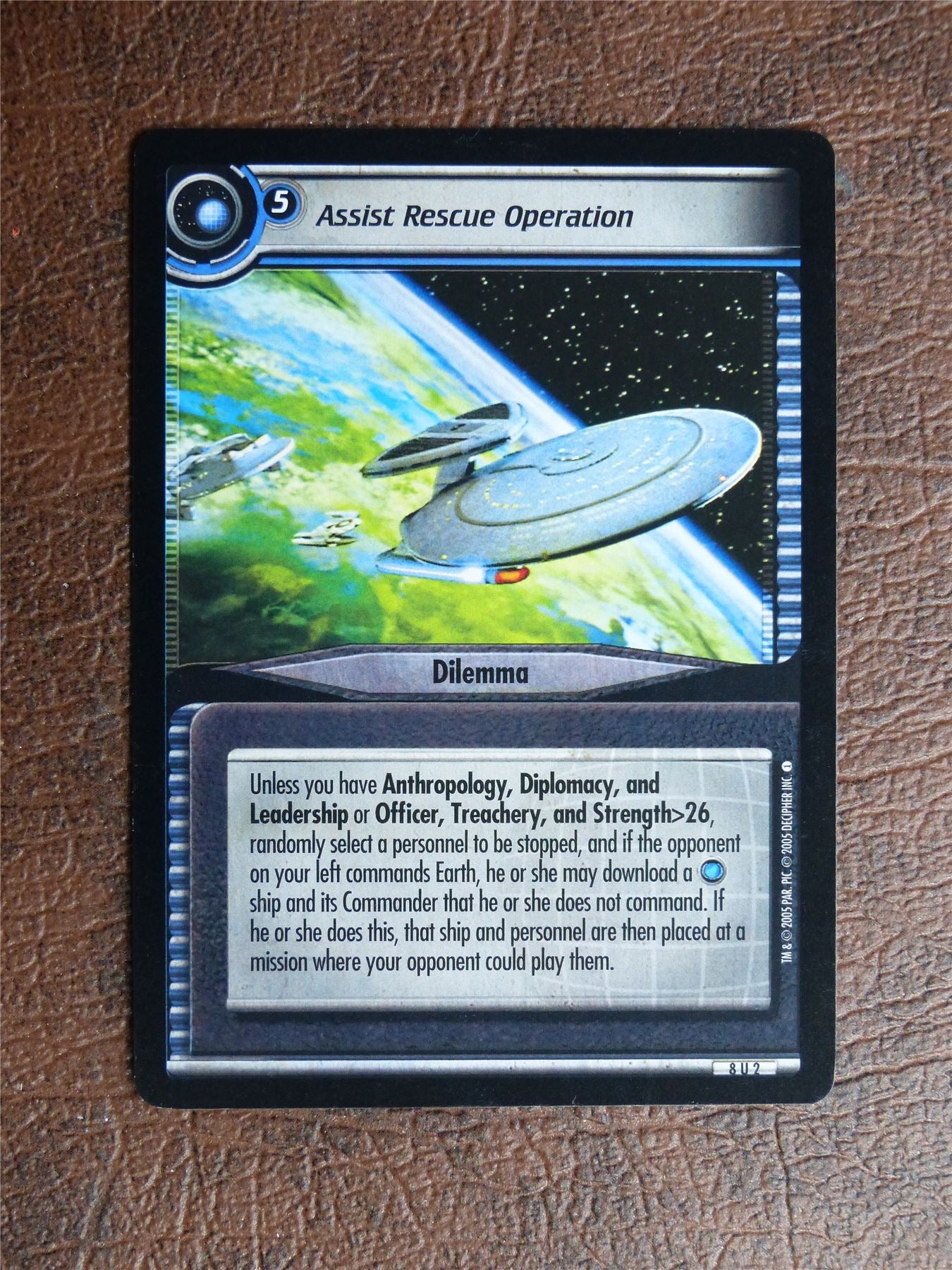 Assist Rescue Operation - Star Trek CCG TCG Card #YV