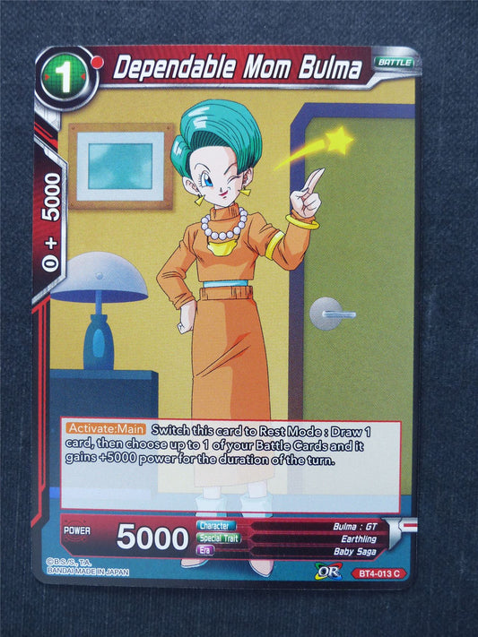 Dependable Mom Bulma - Dragon Ball Super Cards #H6