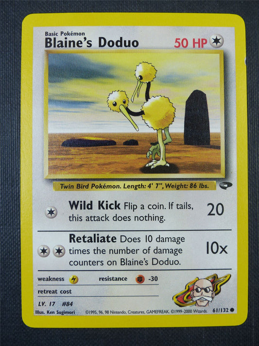 Blaine's Doduo 61/132 played - Pokemon Card #82Y