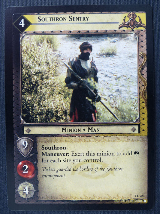 Southron Sentry 4 U 253 - LotR Cards #31Z