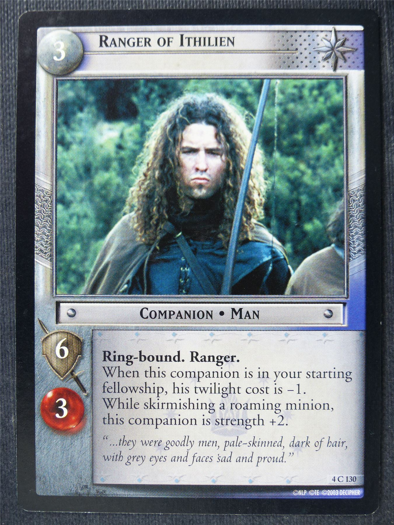 Ranger of Ithilien 4 C 130 - LotR Card #490