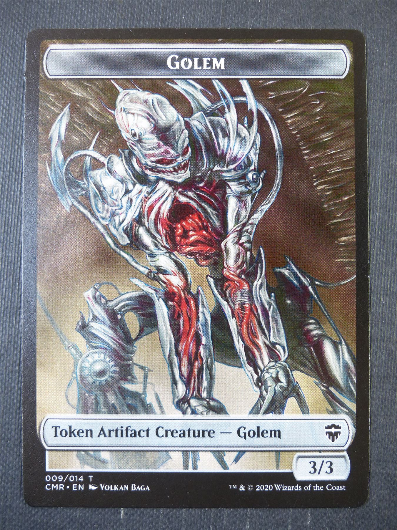 Golem Token - Mtg Card #12T