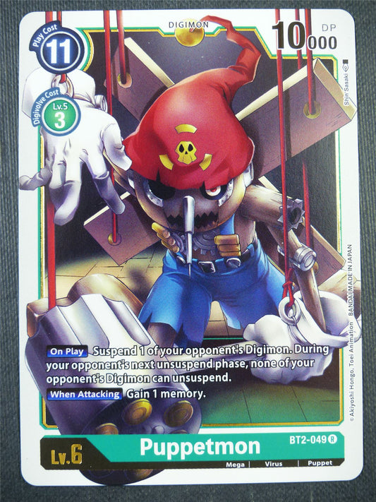 Puppetmon BT2-049 R - Digimon Card #9FC