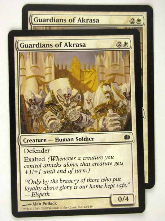 MTG Magic: The Gathering Cards: GUARDIANS OF AKRASA x2: ALA