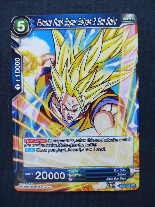 Furious Rush Super Saiyan 3 Son Goku - Dragon Ball Super Cards #WM