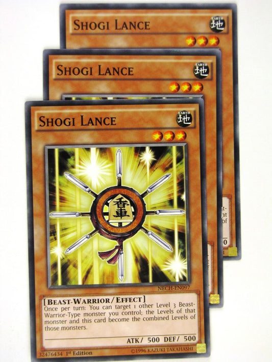 Yugioh Cards: SHOGI LANCE NECH x3 # 17E3