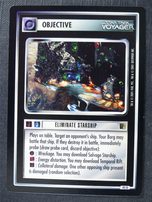 Eliminate Starship - Voyager - Star Trek Card #4TV