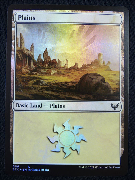 Plains 366 Foil - Mtg Card #221