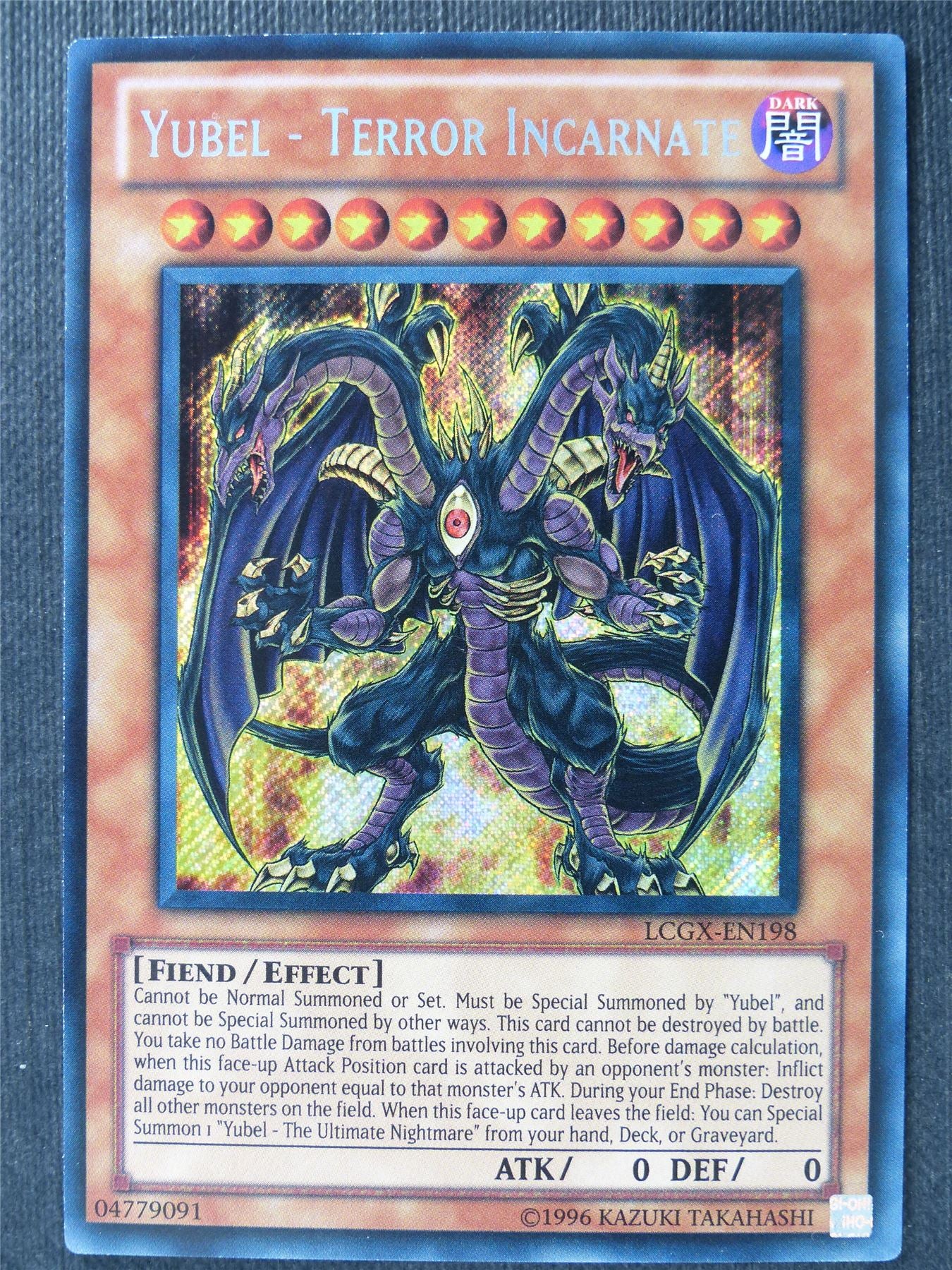 Yubel - Terror Incarnate LCGX Secret Rare - Yugioh Cards #4EN