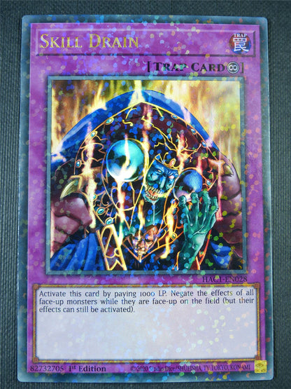 Skill Drain HAC1 Terminal Rare - 1st ed Yugioh Card #7LJ