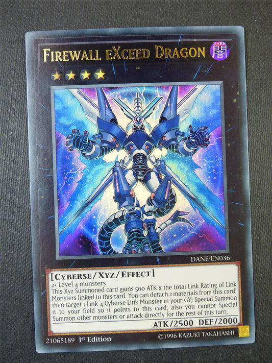 Firewall Exceed Dragon DANE Ultra Rare - 1st ed Yugioh Card #244