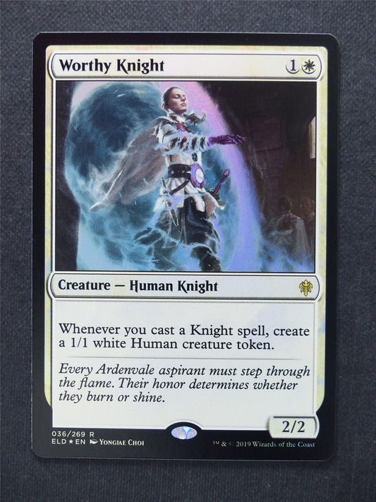 Worthy Knight Foil - Mtg Magic Cards #8C