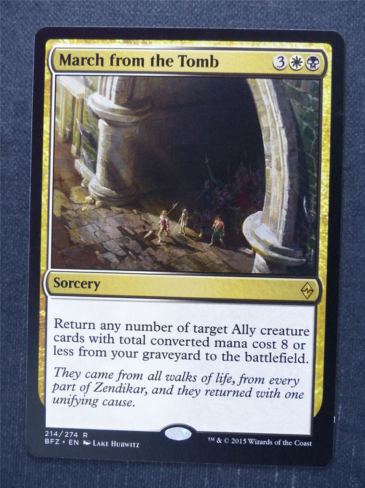 March From the Tomb - Mtg Magic Cards #P8