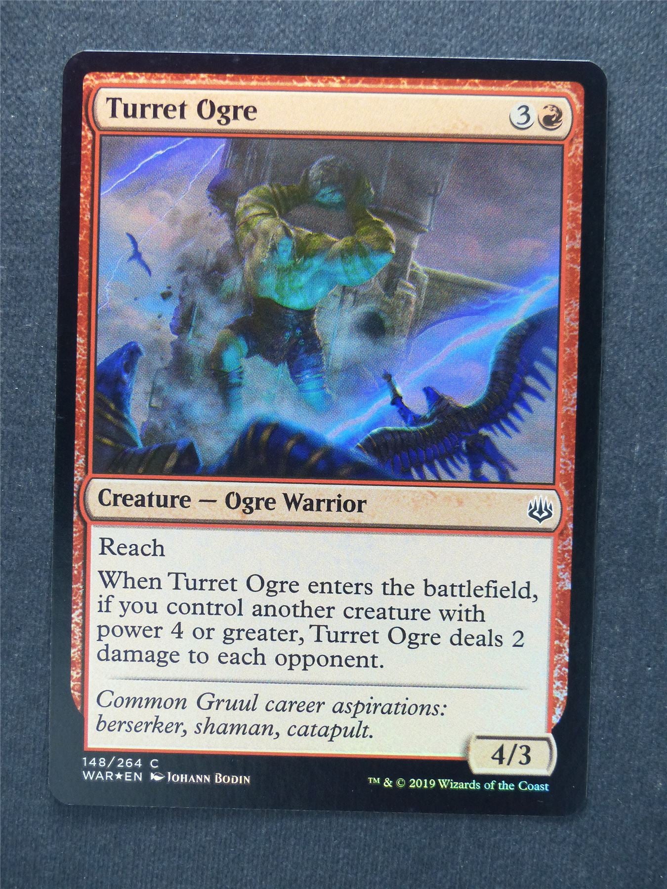 Turret Ogre Foil - Mtg Magic Cards #S2